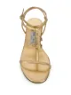Jimmy Choo Alodie logo flat sandals