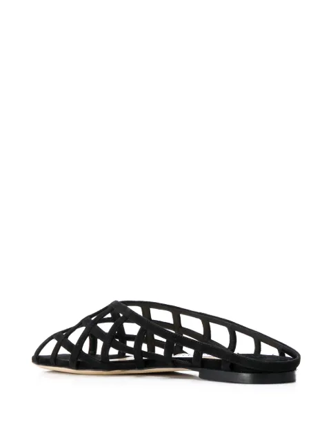 jimmy choo sai flat sandals