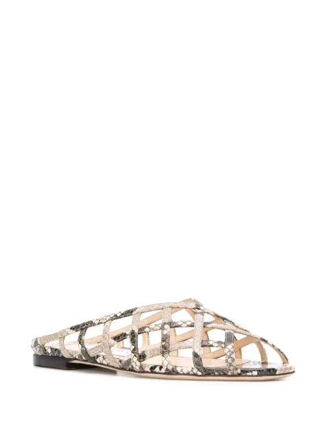 jimmy choo sai flat sandals