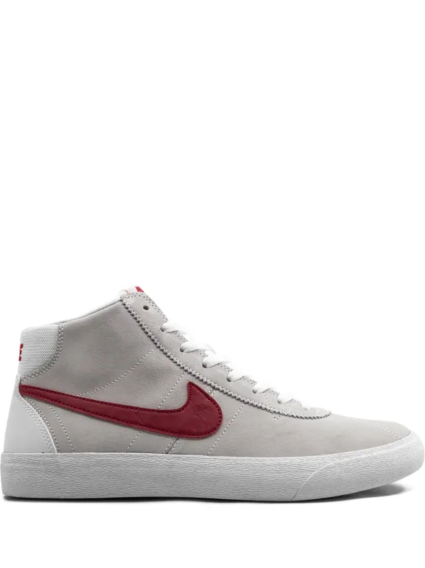 nike sb white bruin hi trainers