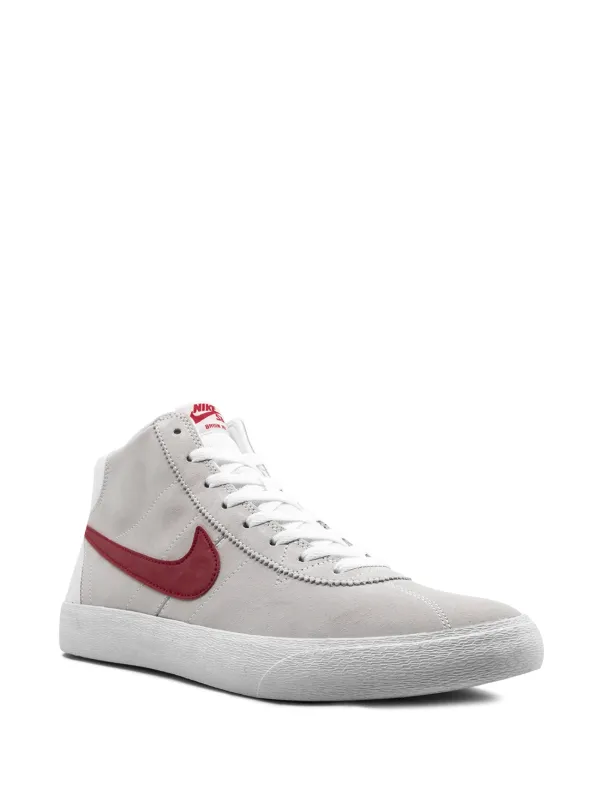 nike sb white bruin hi trainers