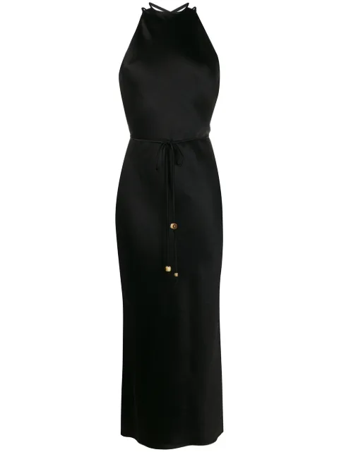 Nanushka Narita laced back slip dress