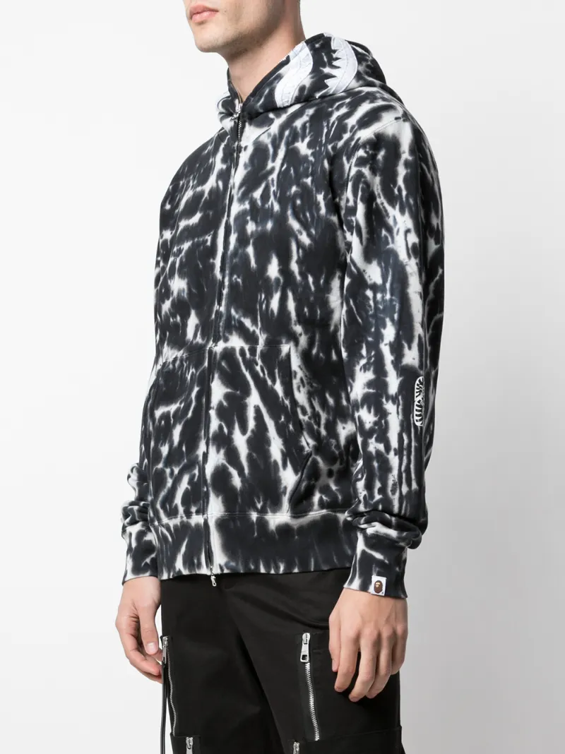 BAPE TIE-DYE SHARK HOODIE