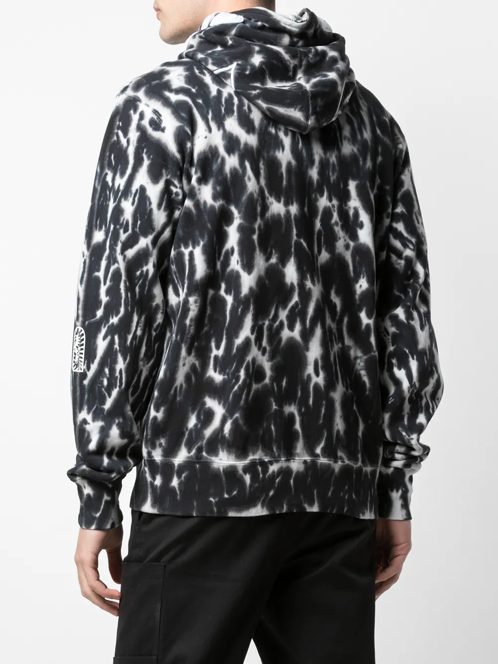 Bape tie dye shark hoodie outlet