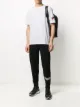 Bild 2 von Neil Barrett Gestreiftes T-Shirt mit Herz-Patch