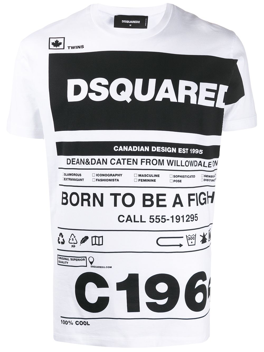фото Dsquared2 футболка с логотипом
