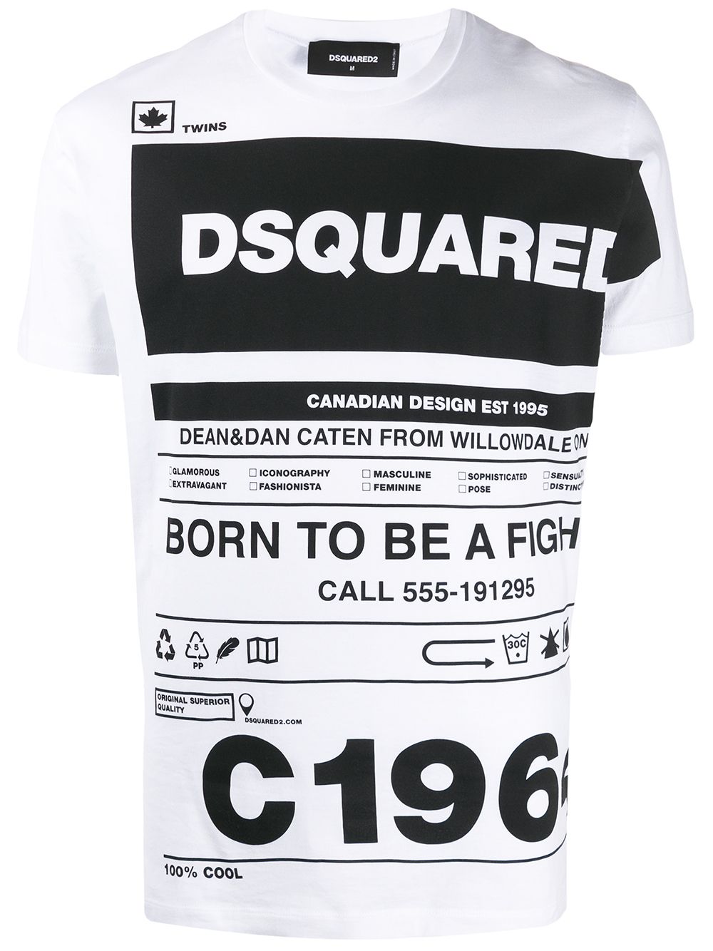 t shirt dsquared uomo