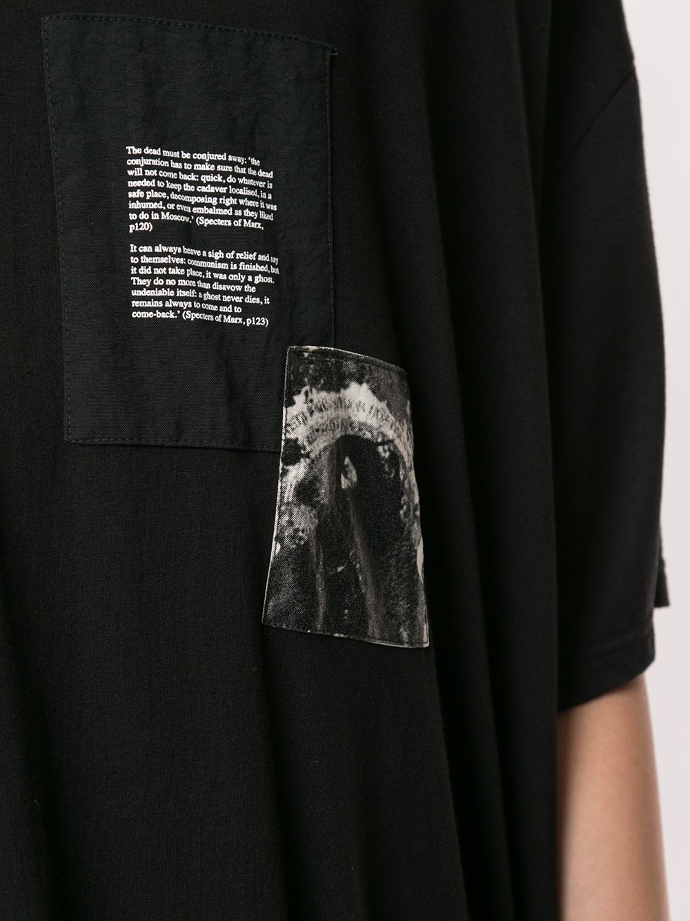 фото Julius patch-work oversized t-shirt