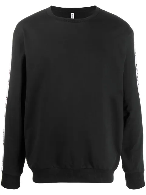 Moschino logo piped sweatshirt