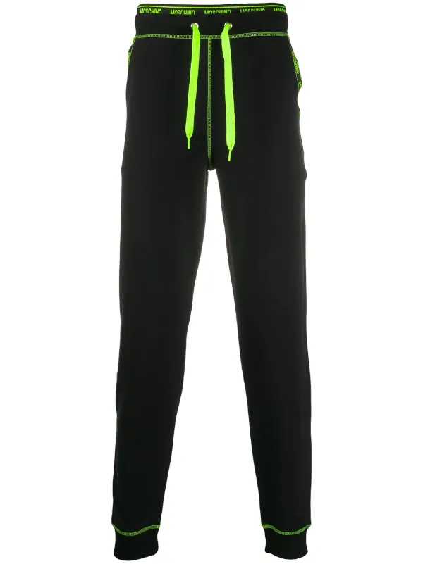 moschino tape track pants