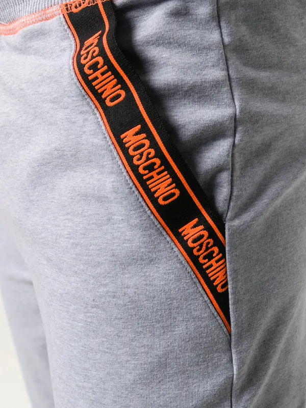 moschino tape track pants