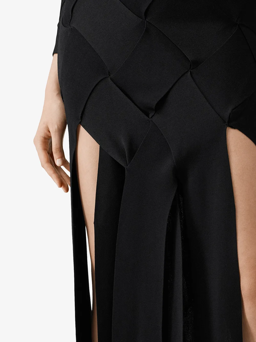 Burberry woven panel evening dress | Image 5