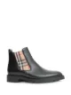 Image 2 of Burberry Vintage Check detail chelsea boots