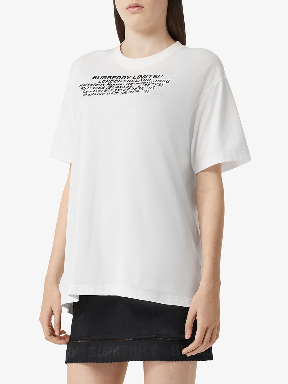 Burberry text print T-shirt Women