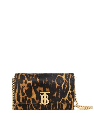 Burberry Small Leopard Print Shoulder Bag - Farfetch