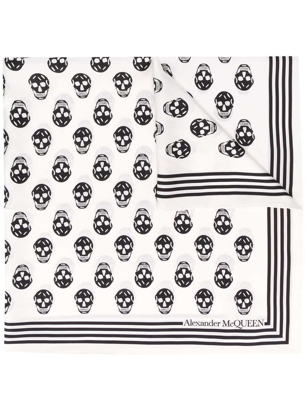 Biker Skull print scarf