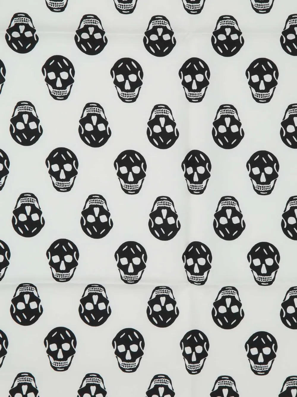 Affordable Alexander McQueen skull-print silk scarf Women