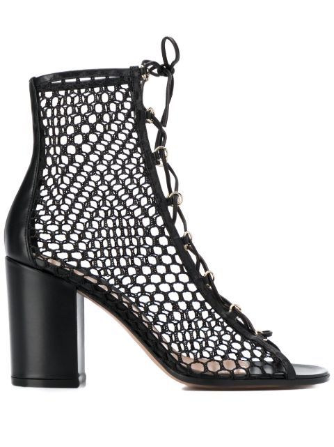 gianvito rossi mesh booties