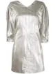 Image 1 of Isabel Marant metallic pinstripe-print mini dress