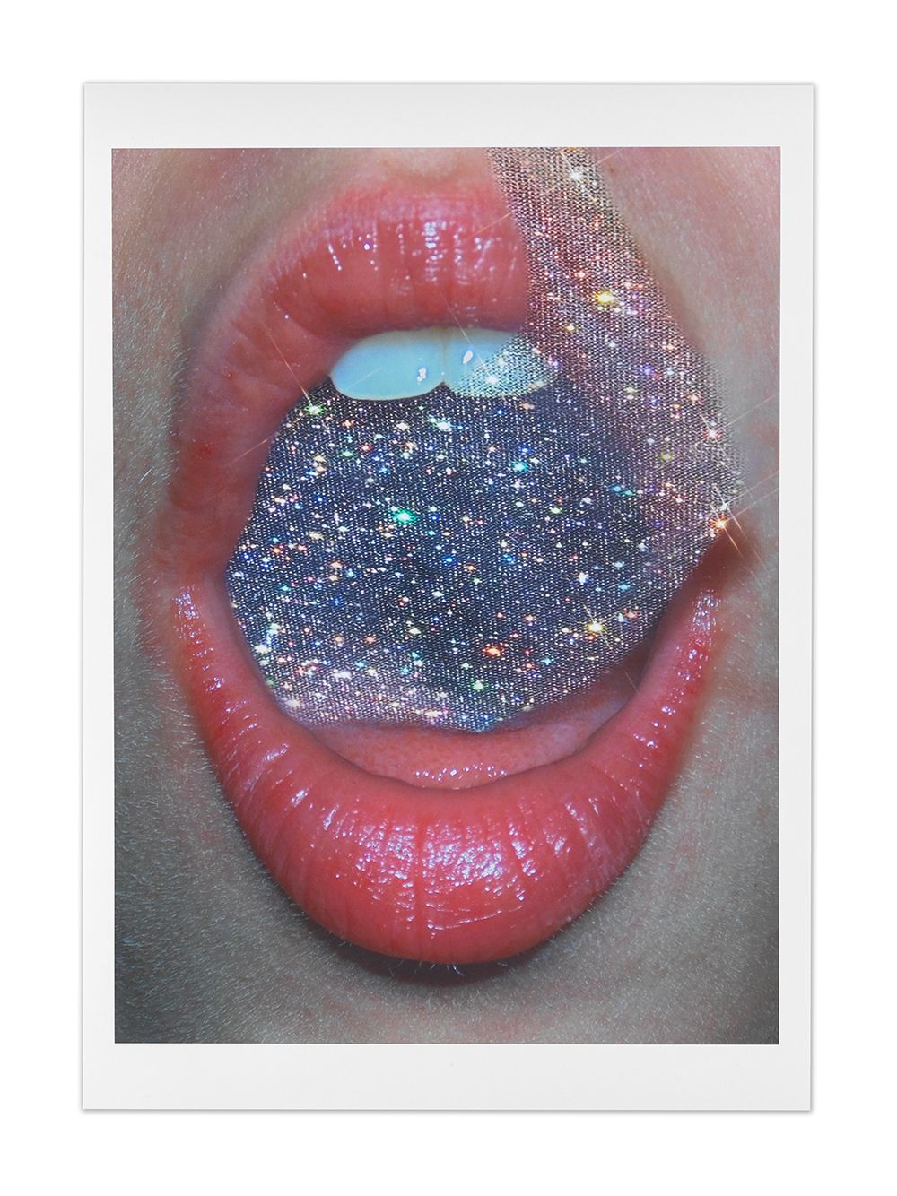 фото Browns x sara shakeel multicoloured crystal smoking mouth a2 print