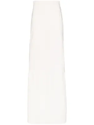 white pencil skirt maxi