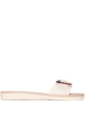 Ancient Greek Sandals Aglaia leather slides - Neutrals