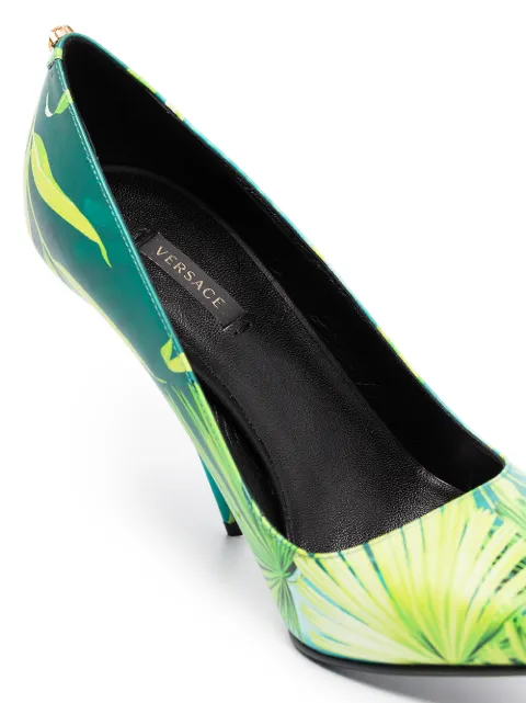 versace antheia leaf heels