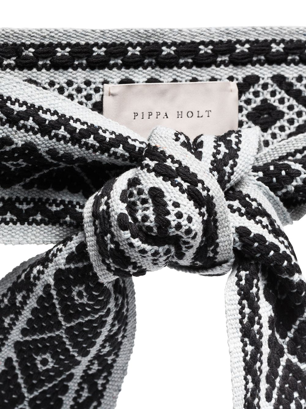 фото Pippa holt woven-jacquard sash belt