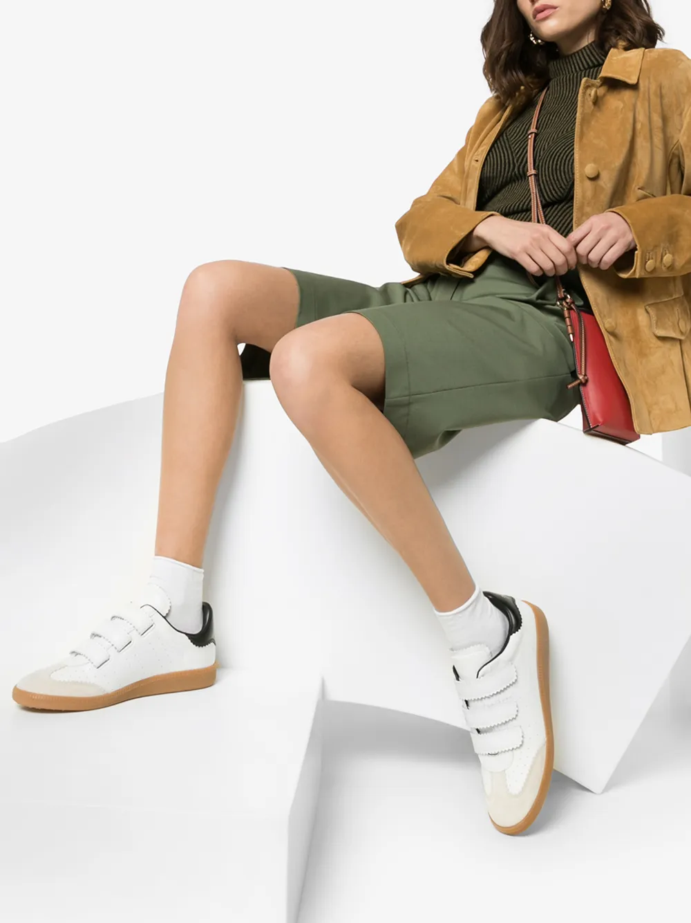 isabel marant velcro sneakers