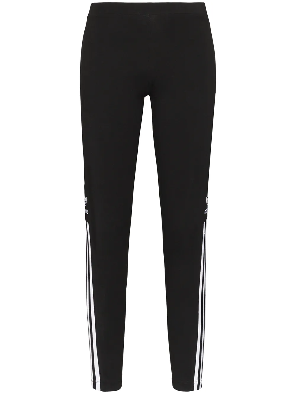 adidas Leggings mit Trefoil-Logo - Schwarz