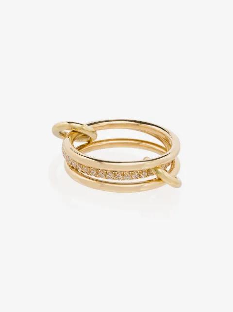 Spinelli Kilcollin Sonny 18kt yellow gold diamond ring