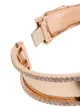 SHAY 18kt rose gold nameplate diamond bracelet