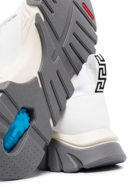VERSACE 'SQUALO' SNEAKERS MIT SIGNATUR