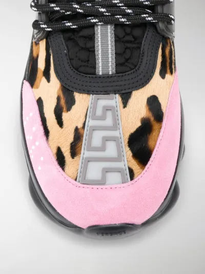 versace chain reaction leopard print