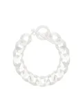 All Blues Moto polished sterling silver bracelet - Metallic