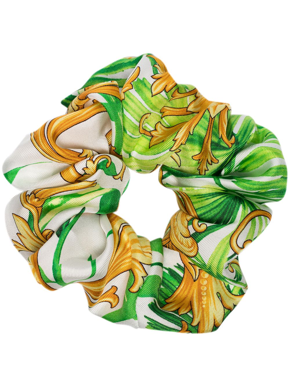 VERSACE JUNGLE BAROQUE PRINT SCRUNCHIE