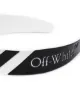 Off-White striped logo headband