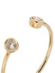 Rosa de la Cruz anillo con diamantes en oro amarillo de 18kt
