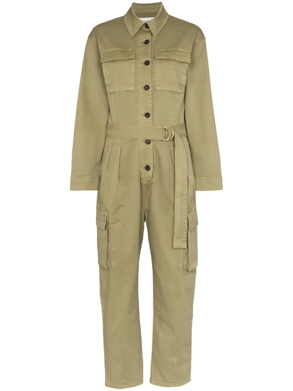 khaki boiler playsuit