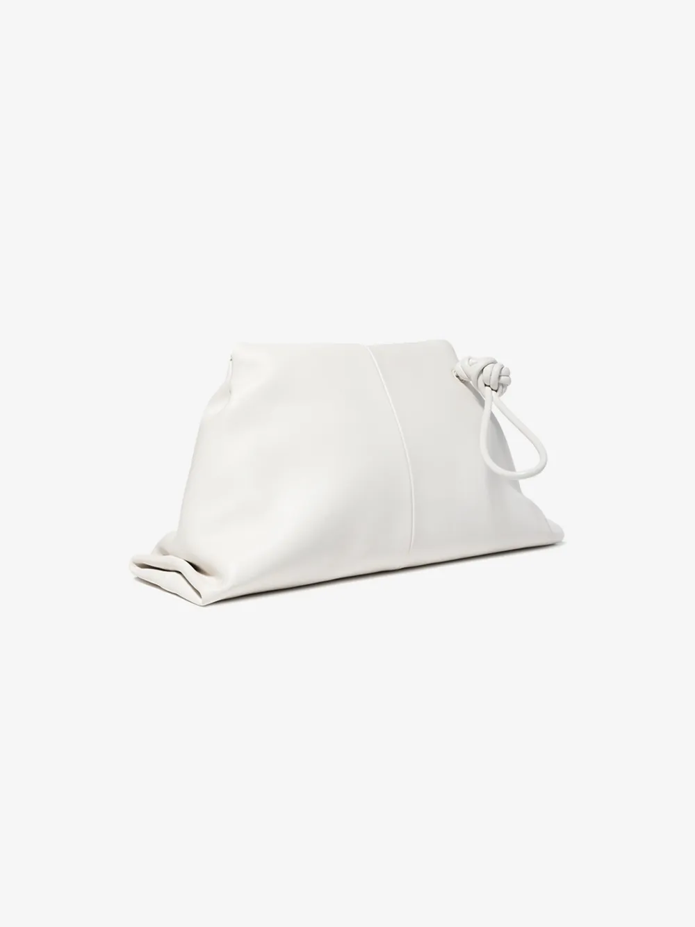 BOTTEGA VENETA WHITE ENVELOPE LEATHER CLUTCH BAG,622712VCP3014807987