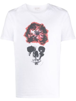 Alexander McQueen Graphic Skull Print T-shirt - Farfetch