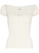 Image 1 of Khaite Ista ribbed knit top
