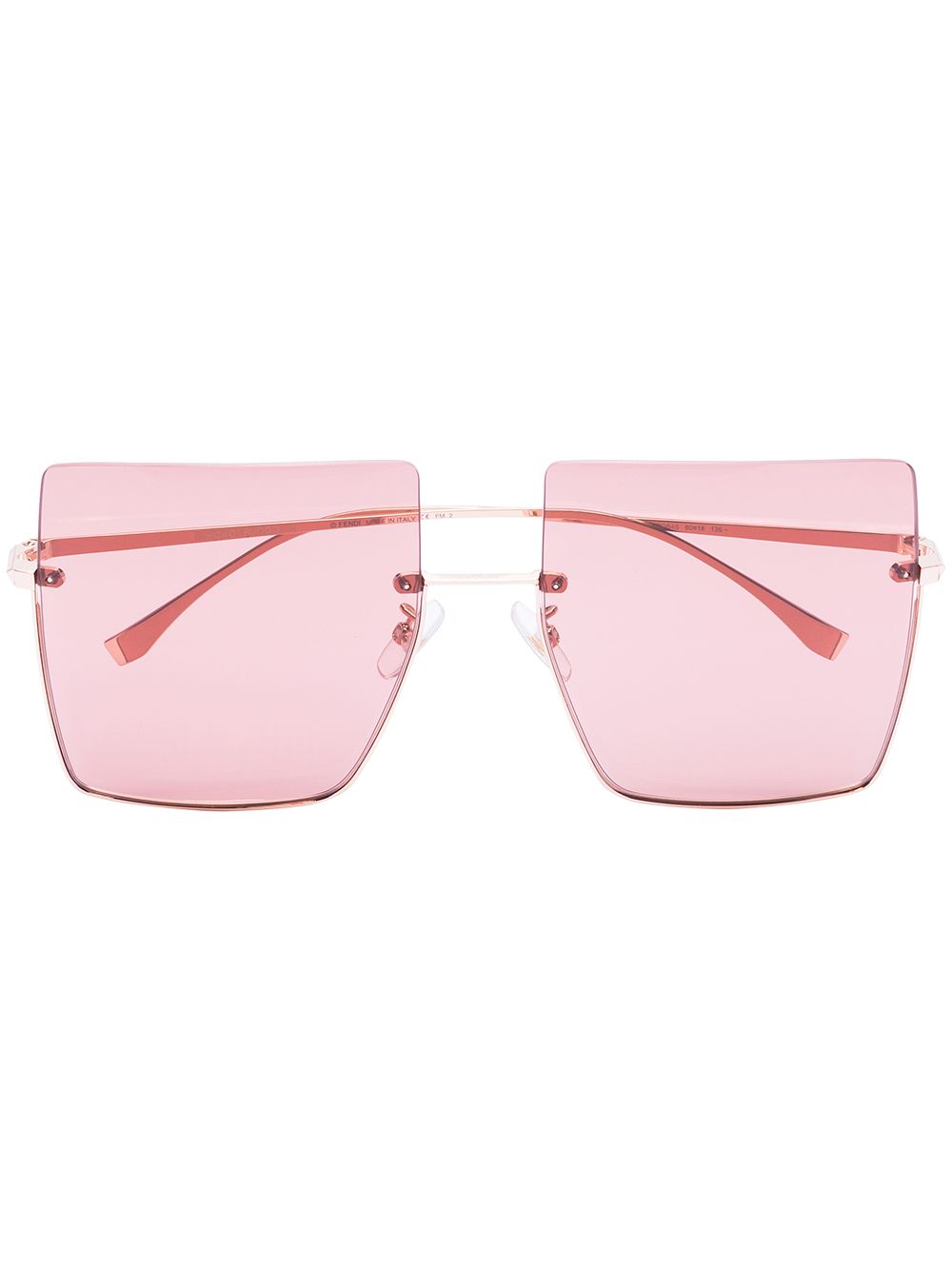 фото Fendi солнцезащитные очки в квадратной оправе