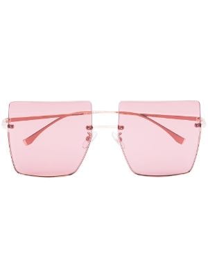 square-frame sunglasses by Fendi, available on farfetch.com for £240 Jordyn Woods Sunglasses SIMILAR PRODUCT