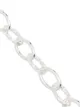 All Blues Ellipse polished and carved sterling silver necklace