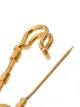Versace Medusa safety pin brooch
