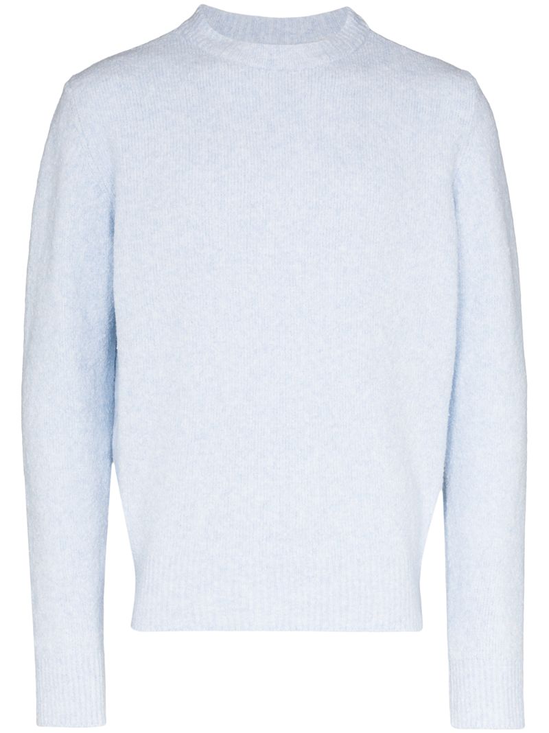 Shop Sunflower Moon Crewneck Jumper In Blue