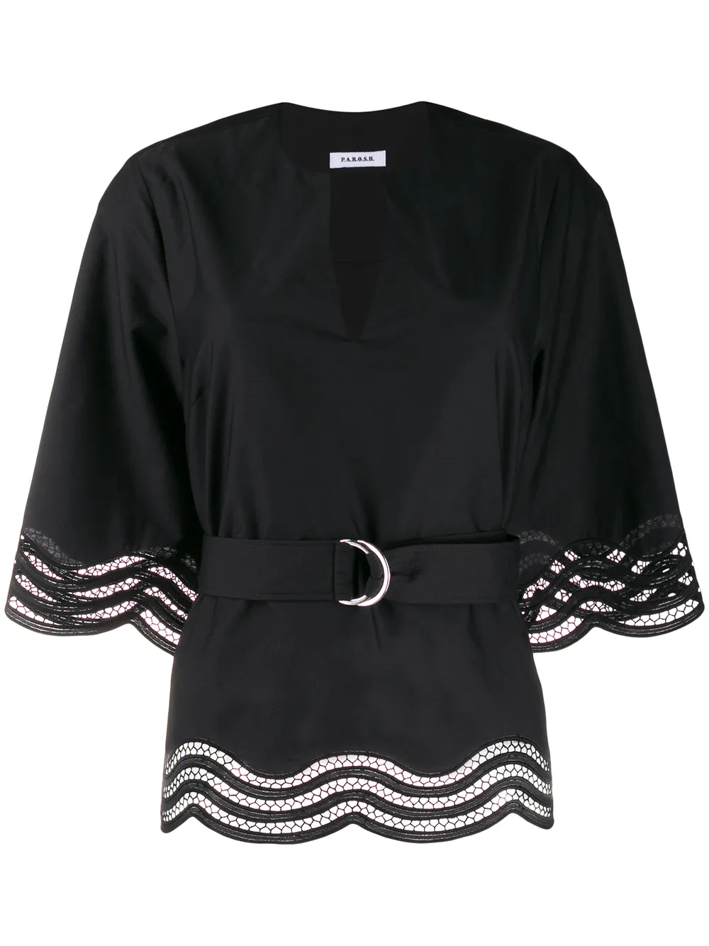 P.A.R.O.S.H. Bestickte Bluse AGYth 6DAgL P.A.R.O.S.H. Bestickte Bluse AGYth 6DAgL