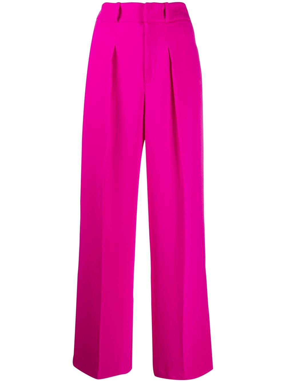 P.A.R.O.S.H PLEATED WIDE-LEG TROUSERS