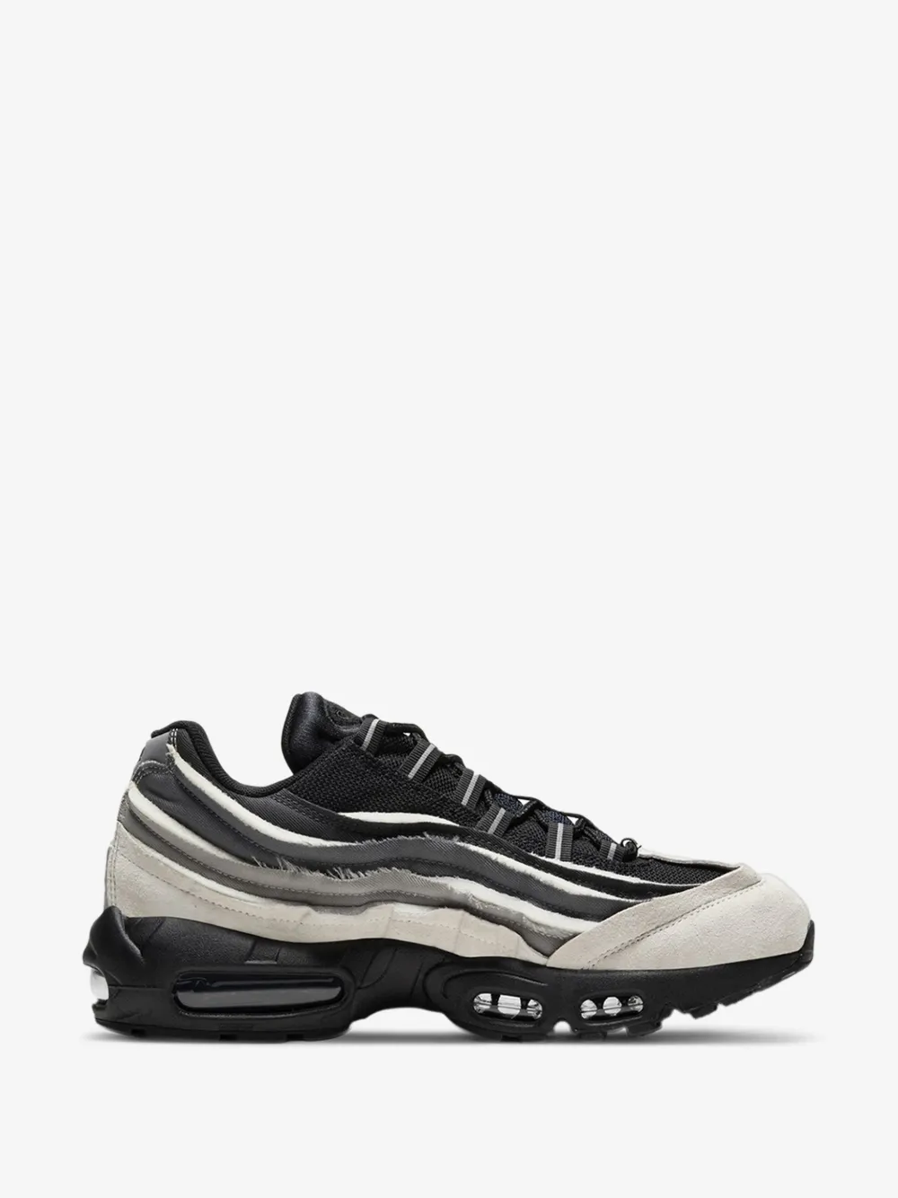 Comme Des Garçons Homme Deux Comme Des Garçons Homme Plus X Nike Grey Air Max 95 Sneakers In Grey